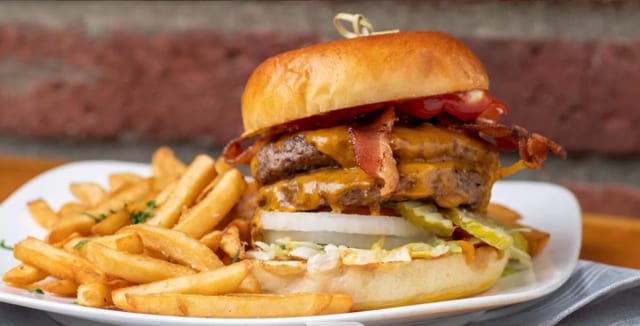 Double Bacon Cheeseburger.